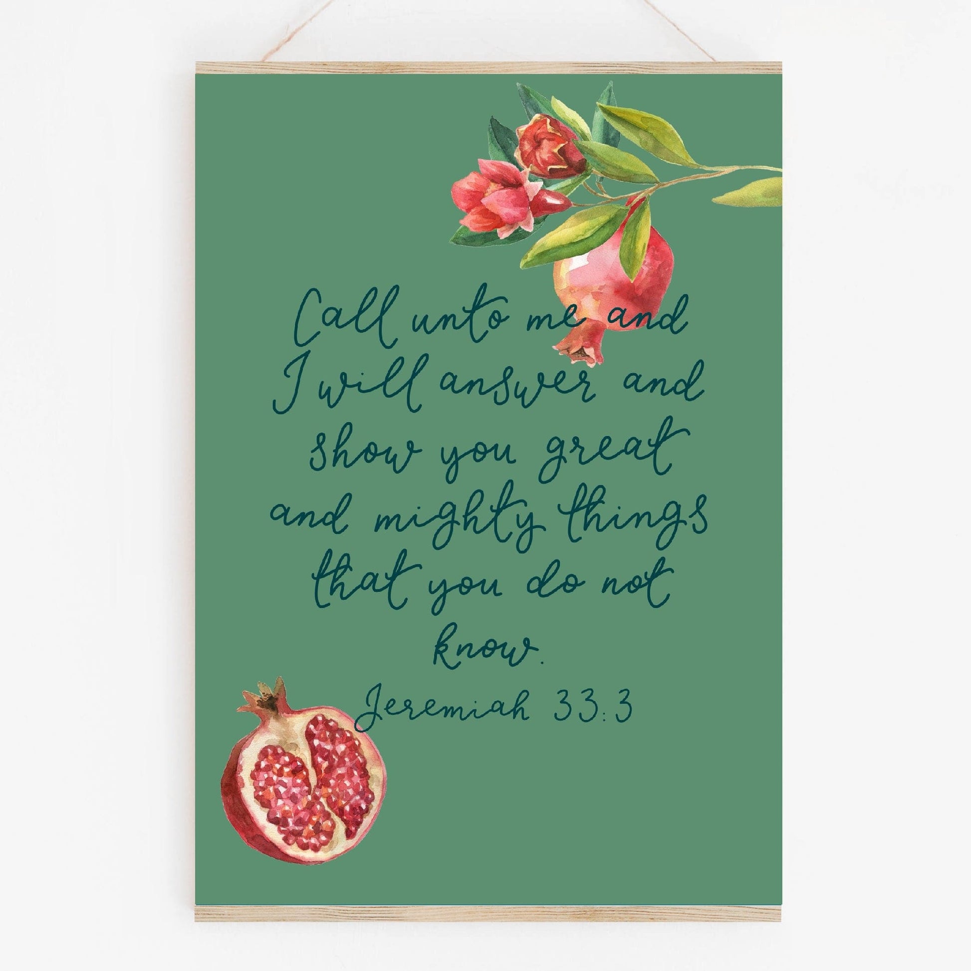 A4 Christian Print - call unto me And Hope Designs Print