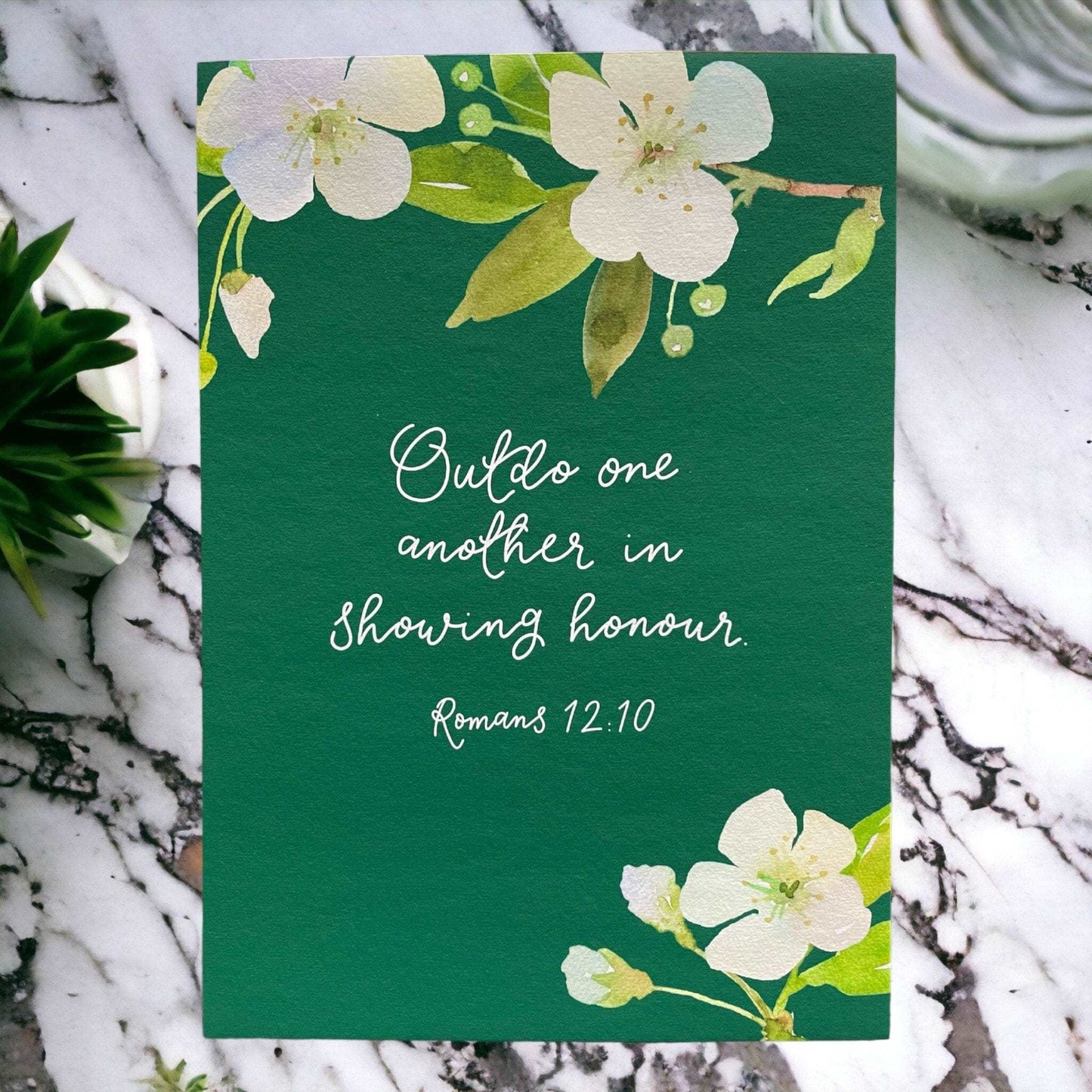 A4 Christian Print - Outdo one another And Hope Designs Print