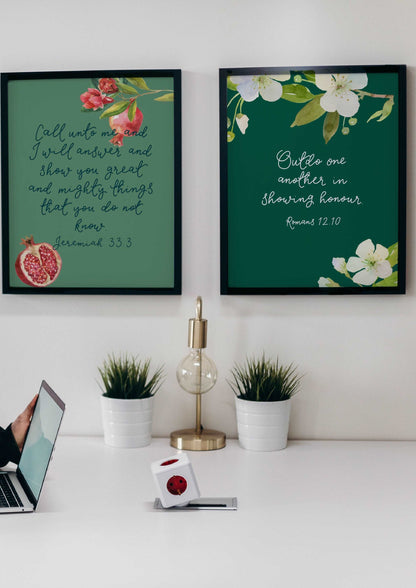 A4 Christian Print - Outdo one another And Hope Designs Print