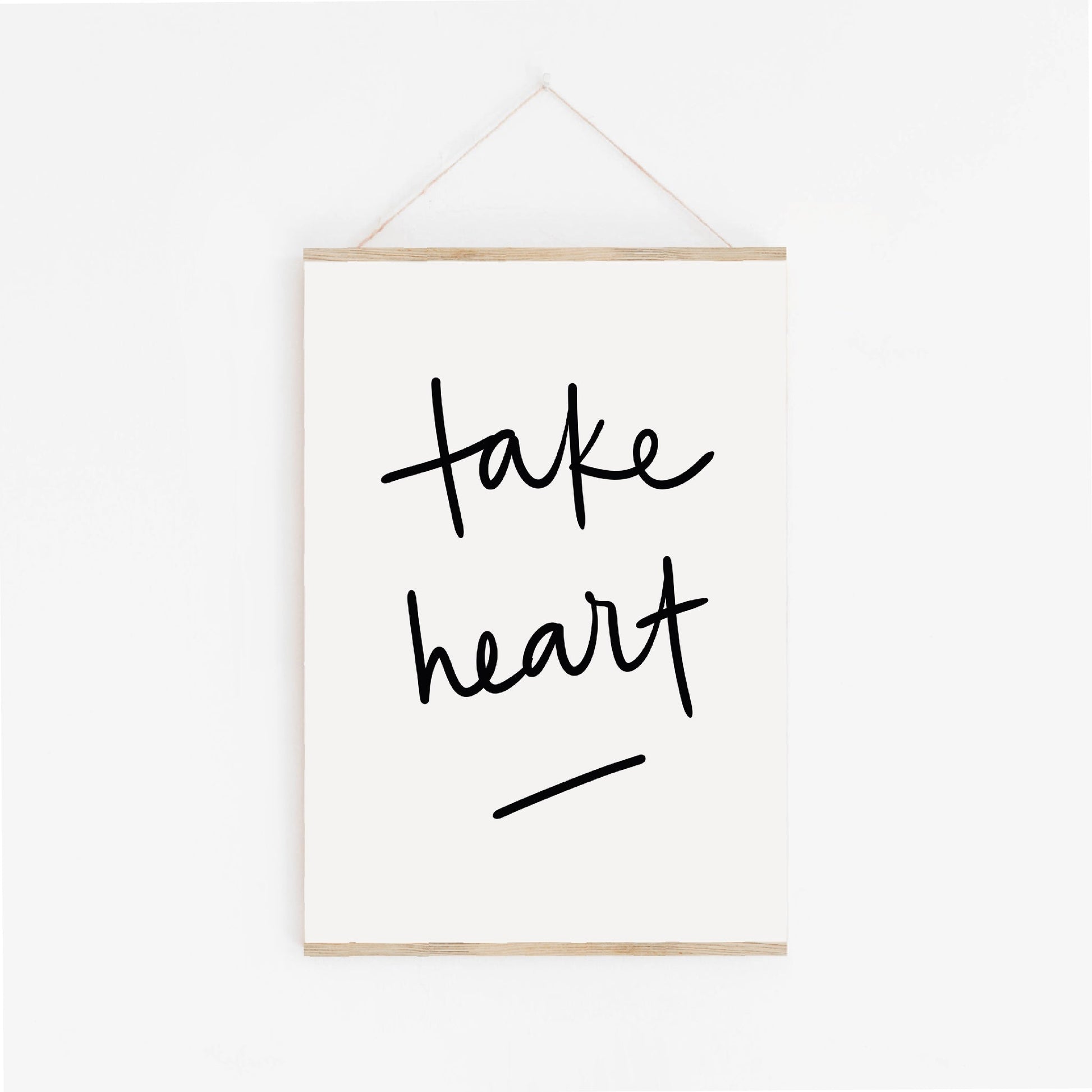 A4 Christian Print - Take Heart And Hope Designs Print