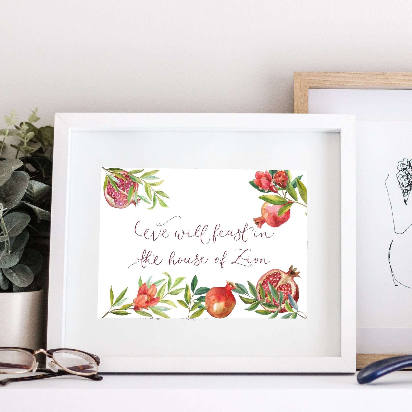 A4 Christian Print - We will feast And Hope Designs Print