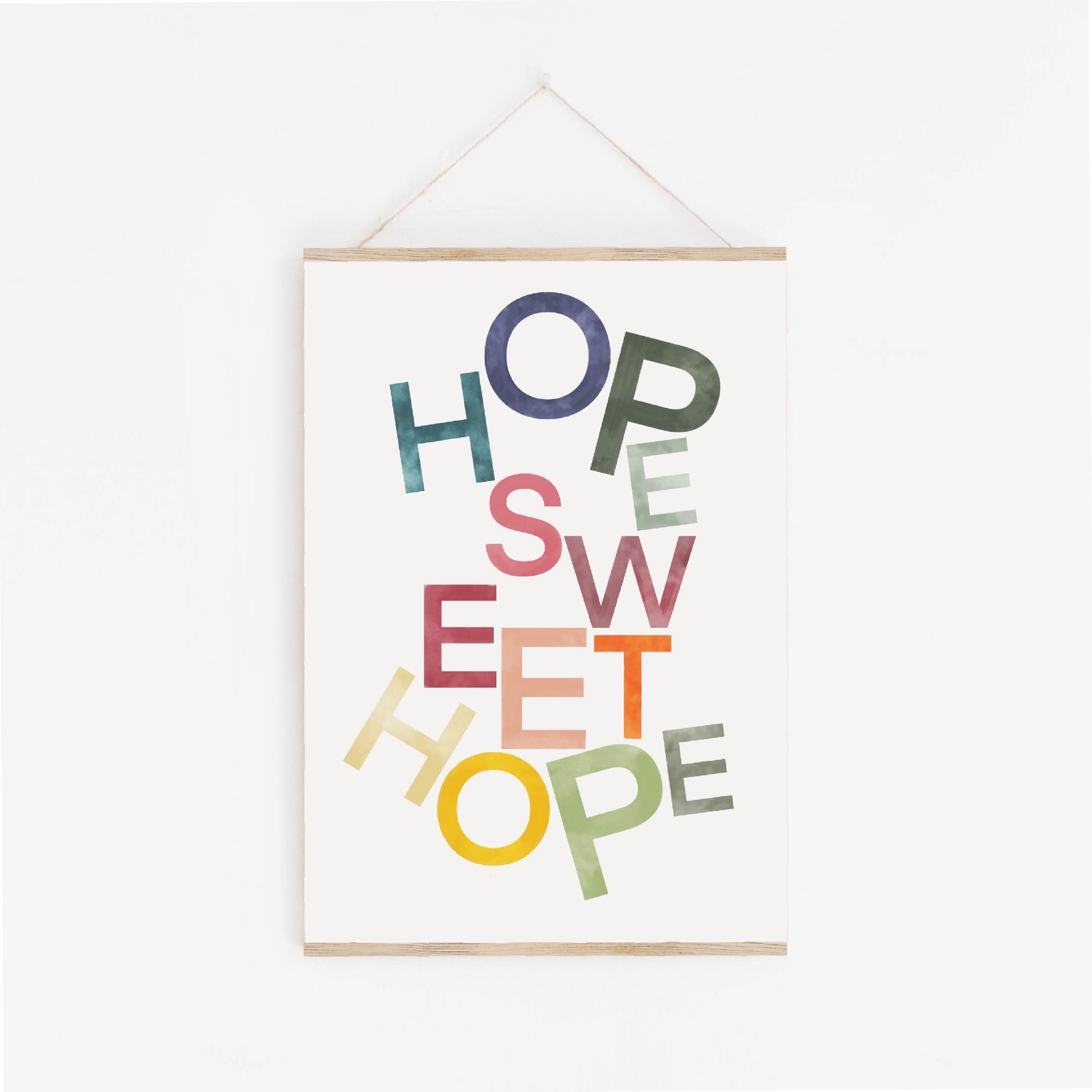 A4 Hope Sweet Hope wall art print And Hope Designs Print