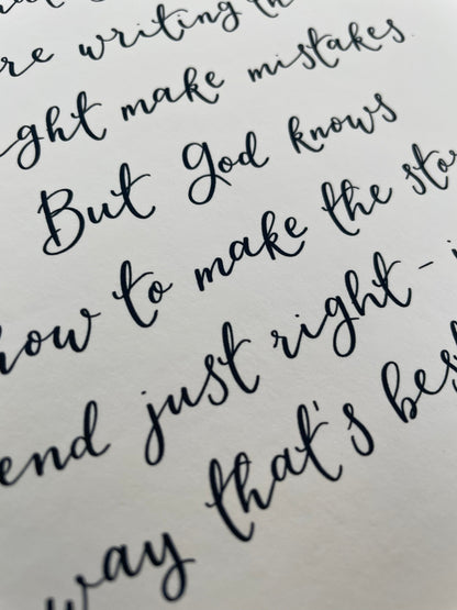 A4 print - The Railway Children quote And Hope Designs Print