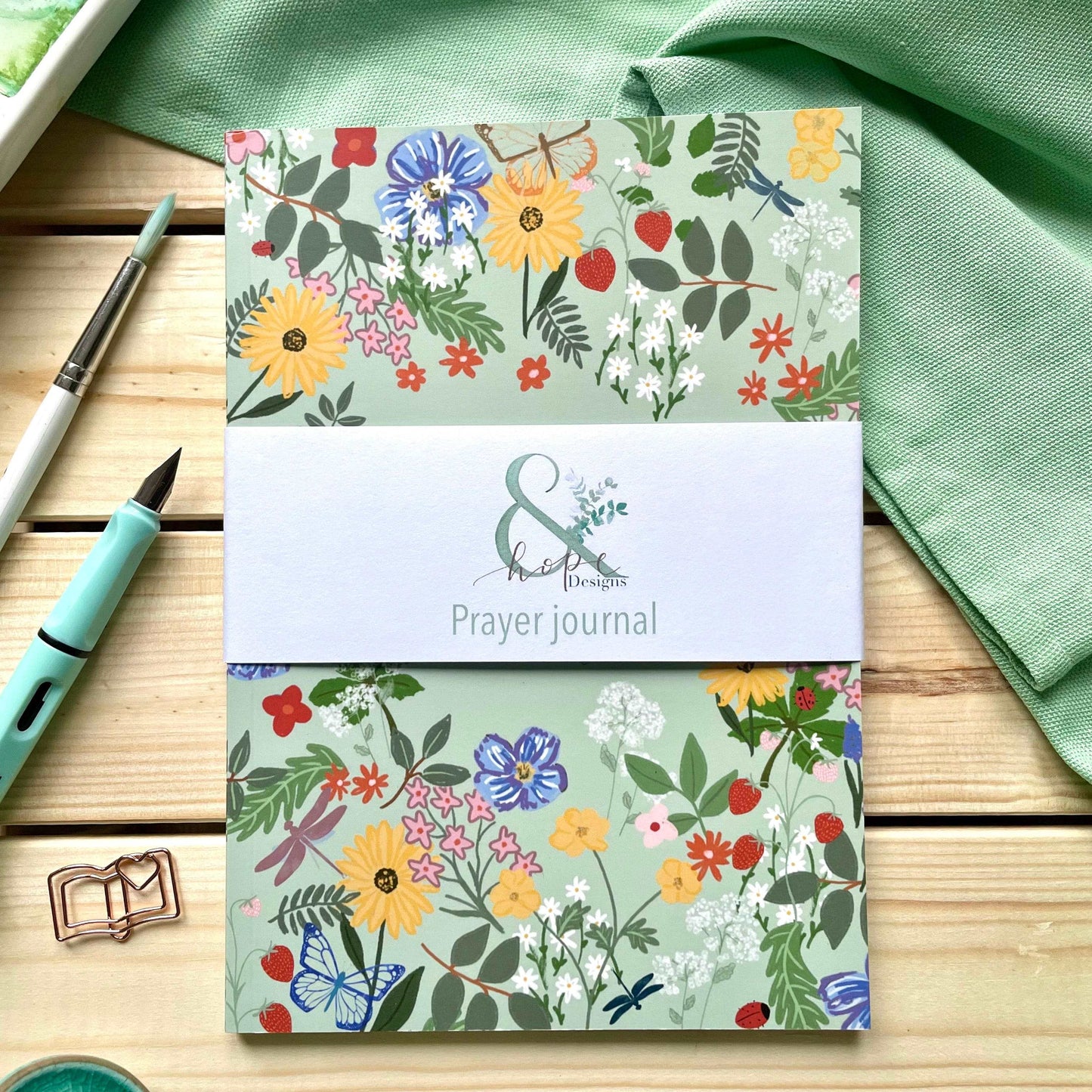 A5 Floral prayer journal And Hope Designs Notebook