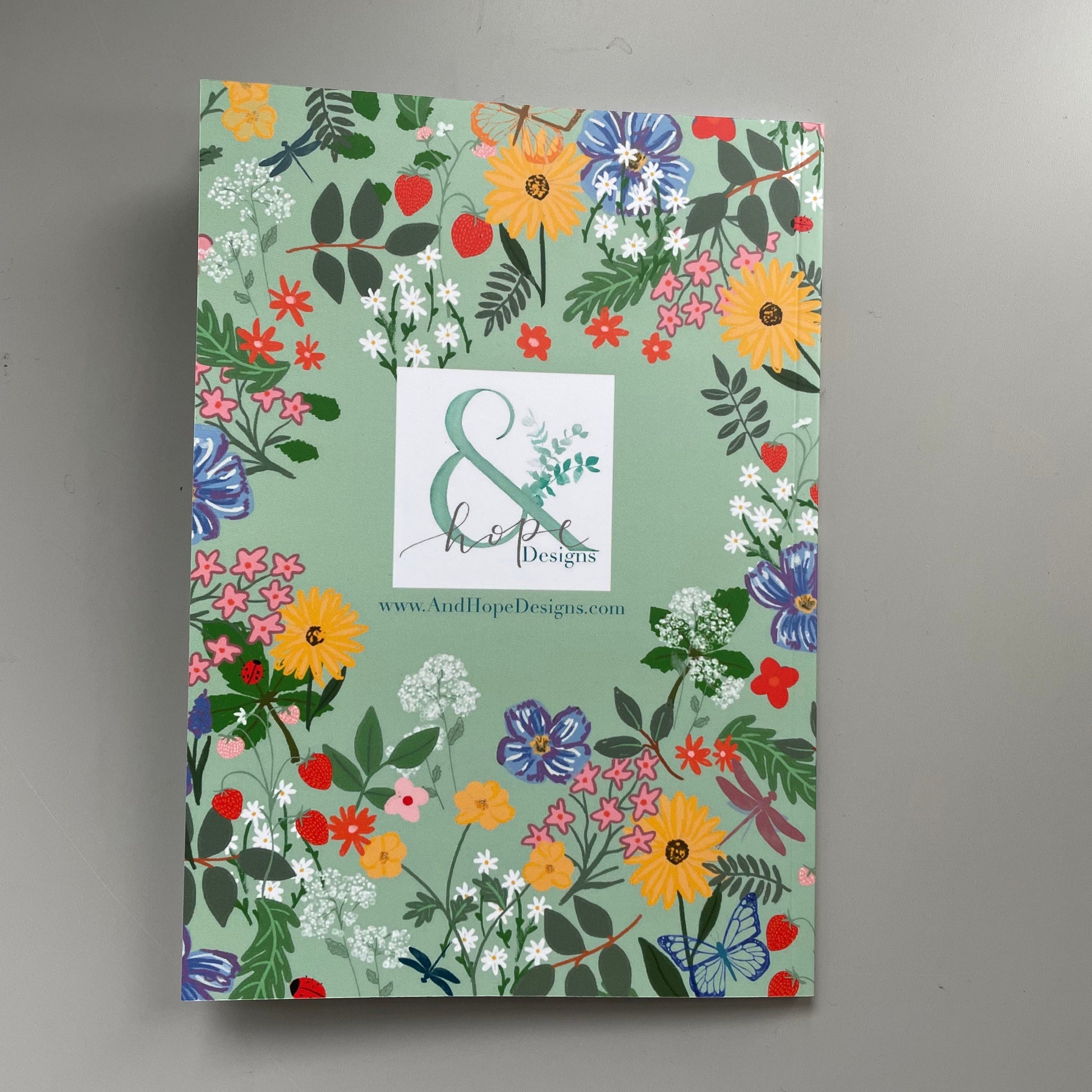 A5 Floral prayer journal And Hope Designs Notebook