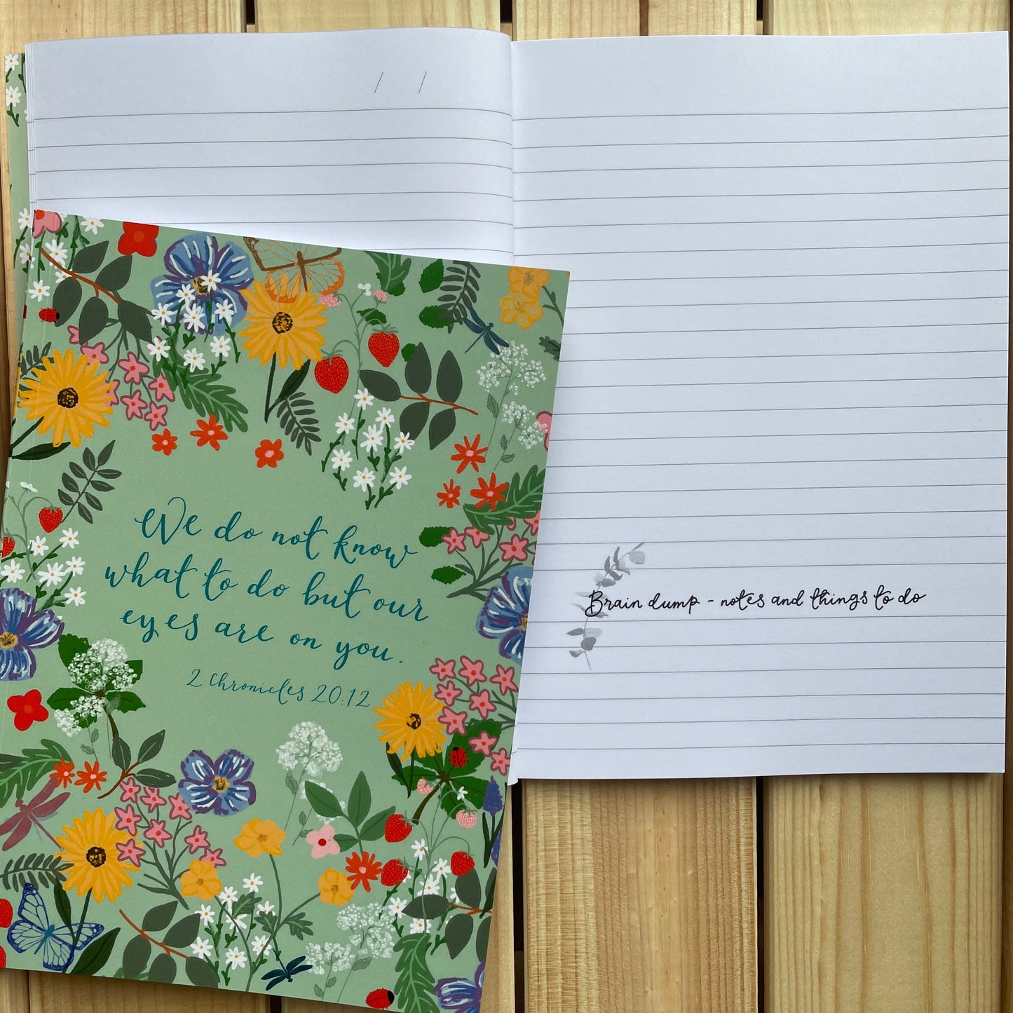 A5 Floral prayer journal And Hope Designs Notebook