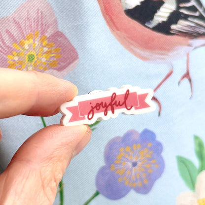 Acrylic Pin Badge - Joyful And Hope Designs Acrylic Pin Badge