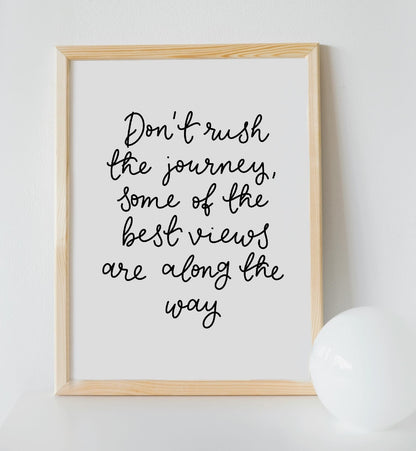 Adventure Print - Best Views on The Journey And Hope Designs Print