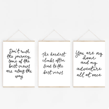 Adventure wall art print - You are my home And Hope Designs Print