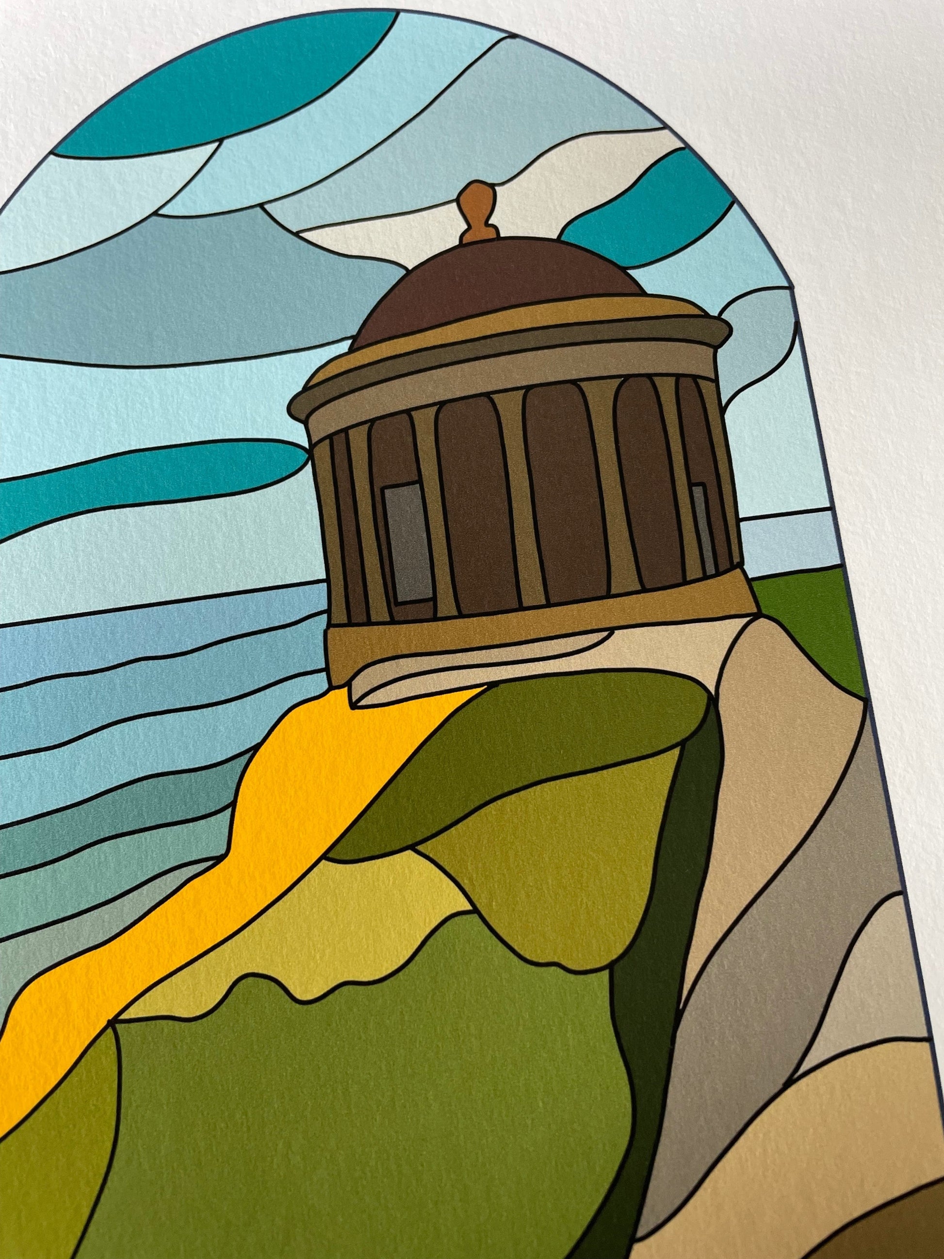 And Hope Designs Print A4 Christian Northern Irish print - Mussenden Temple