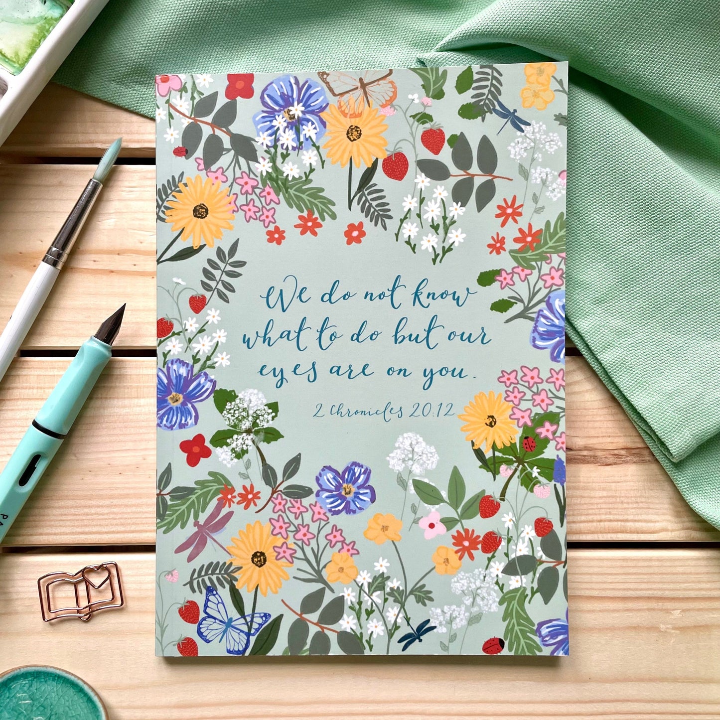 And Hope Designs Notebook A5 Floral prayer journal