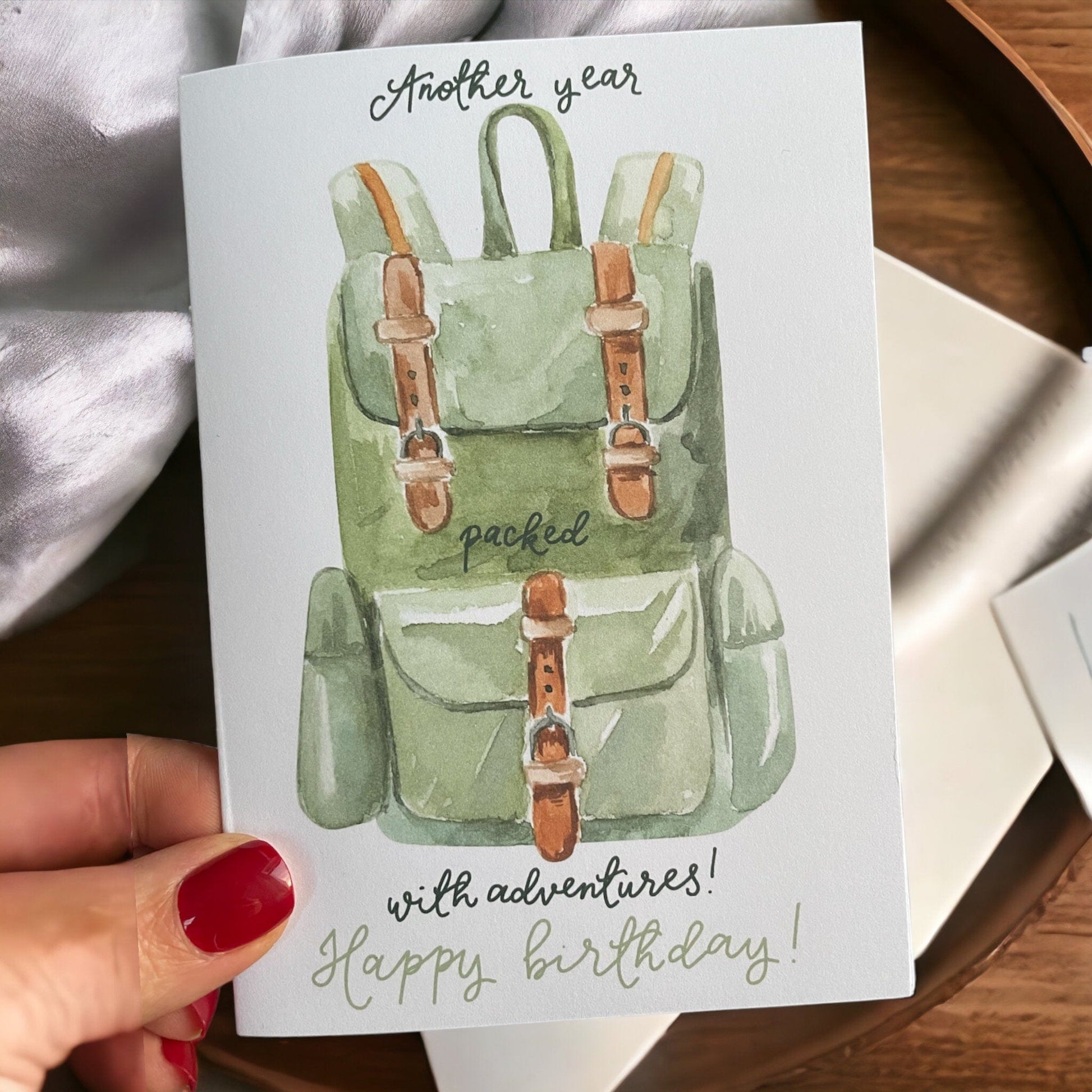 And Hope Designs Another year packed with adventures birthday card