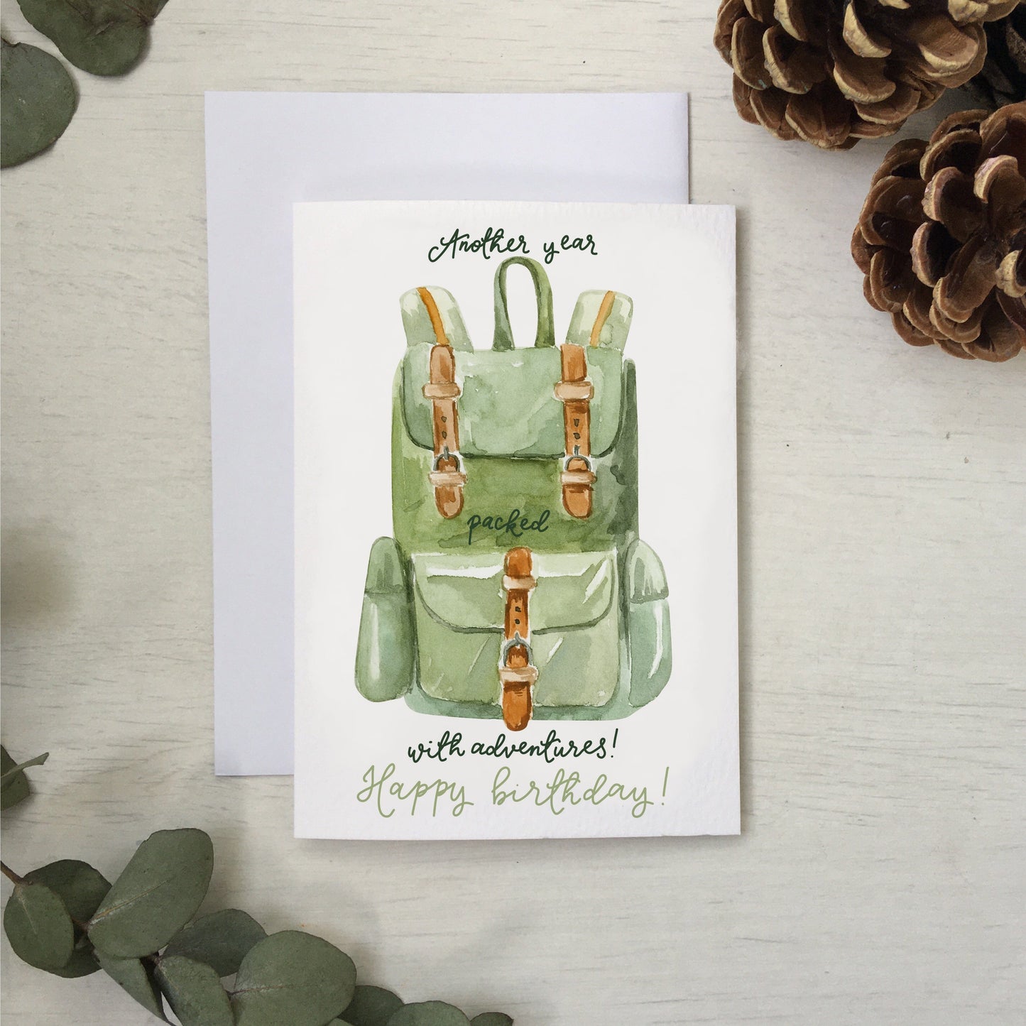 And Hope Designs Another year packed with adventures birthday card