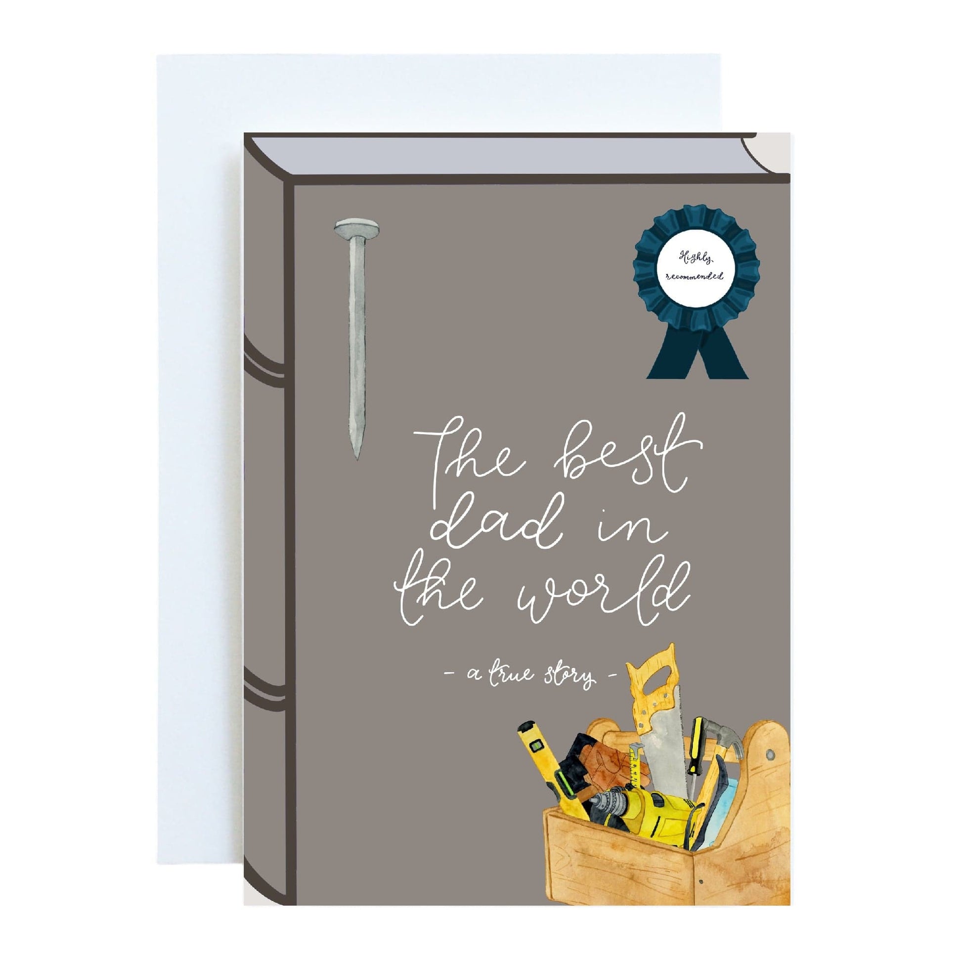 And Hope Designs Cards Book greeting card - Best dad - a true story