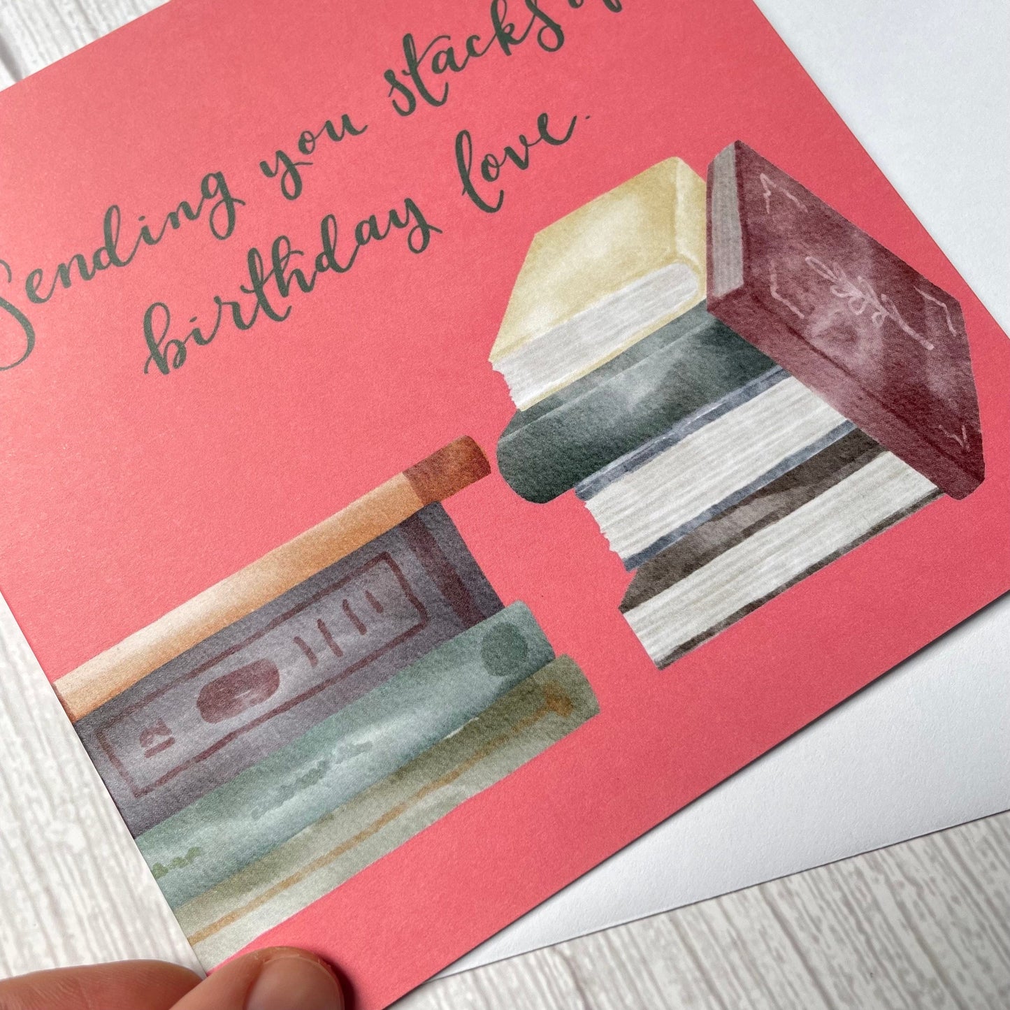 And Hope Designs Cards Book stacks of birthday love card