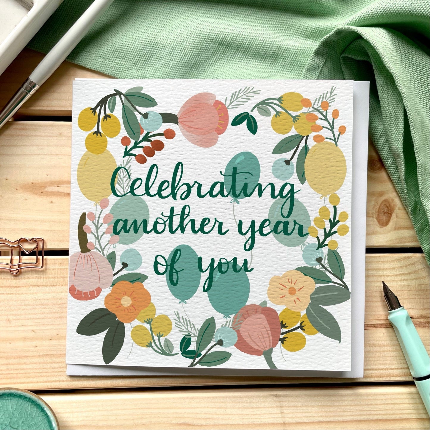 And Hope Designs Cards Celebrating another year of you birthday card