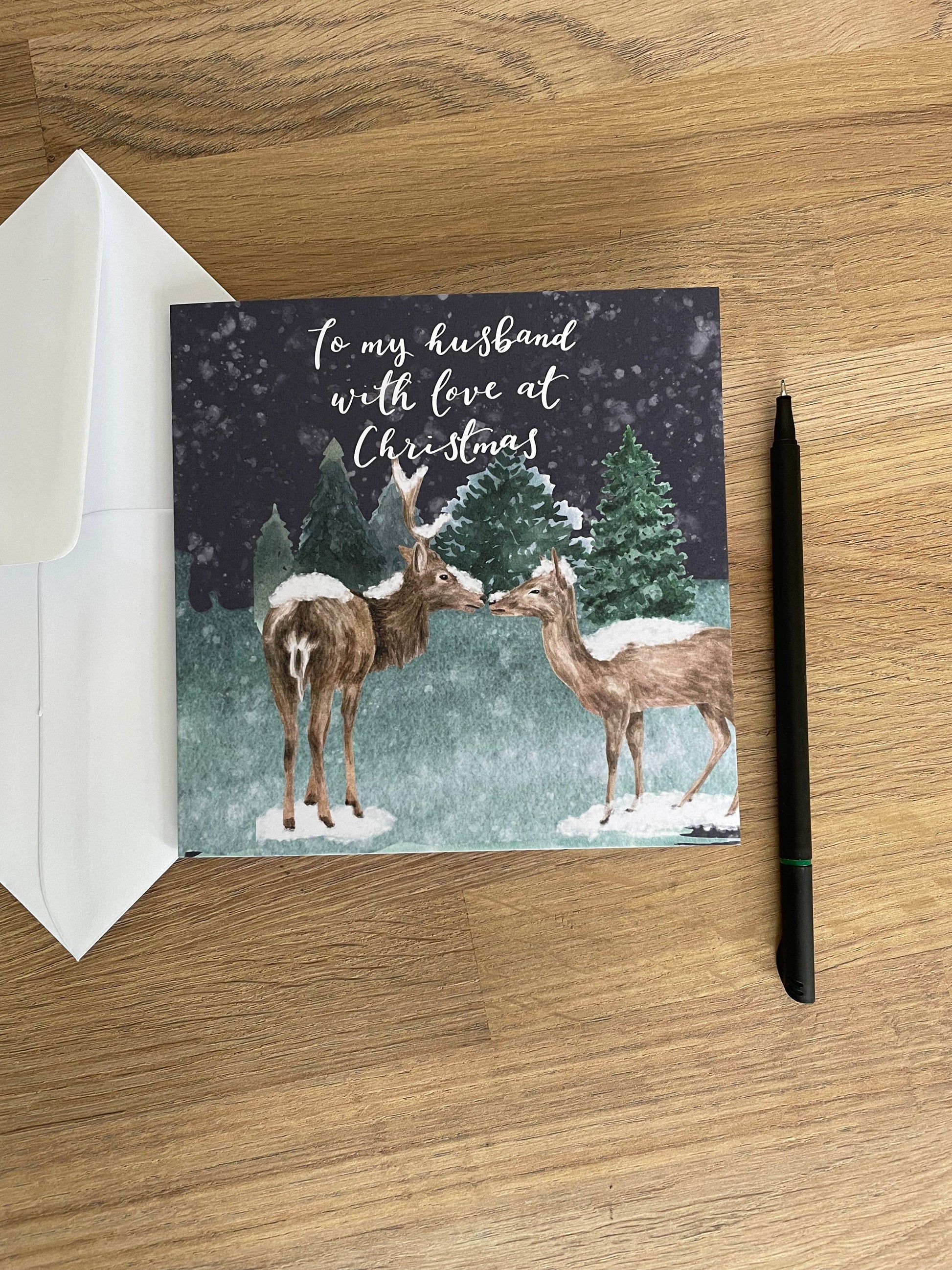 Christmas card for husband Cards And Hope Designs    - And Hope Designs