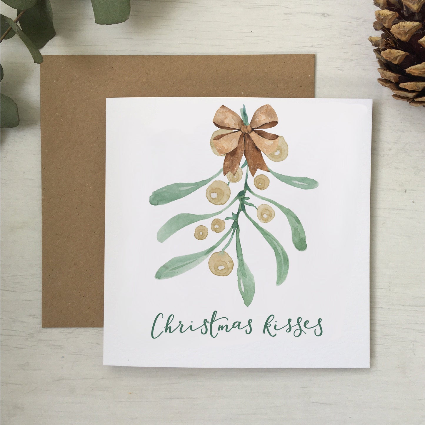 And Hope Designs Cards Christmas Kisses card
