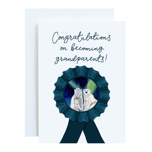 Congratulations on becoming grandparents card Cards And Hope Designs   