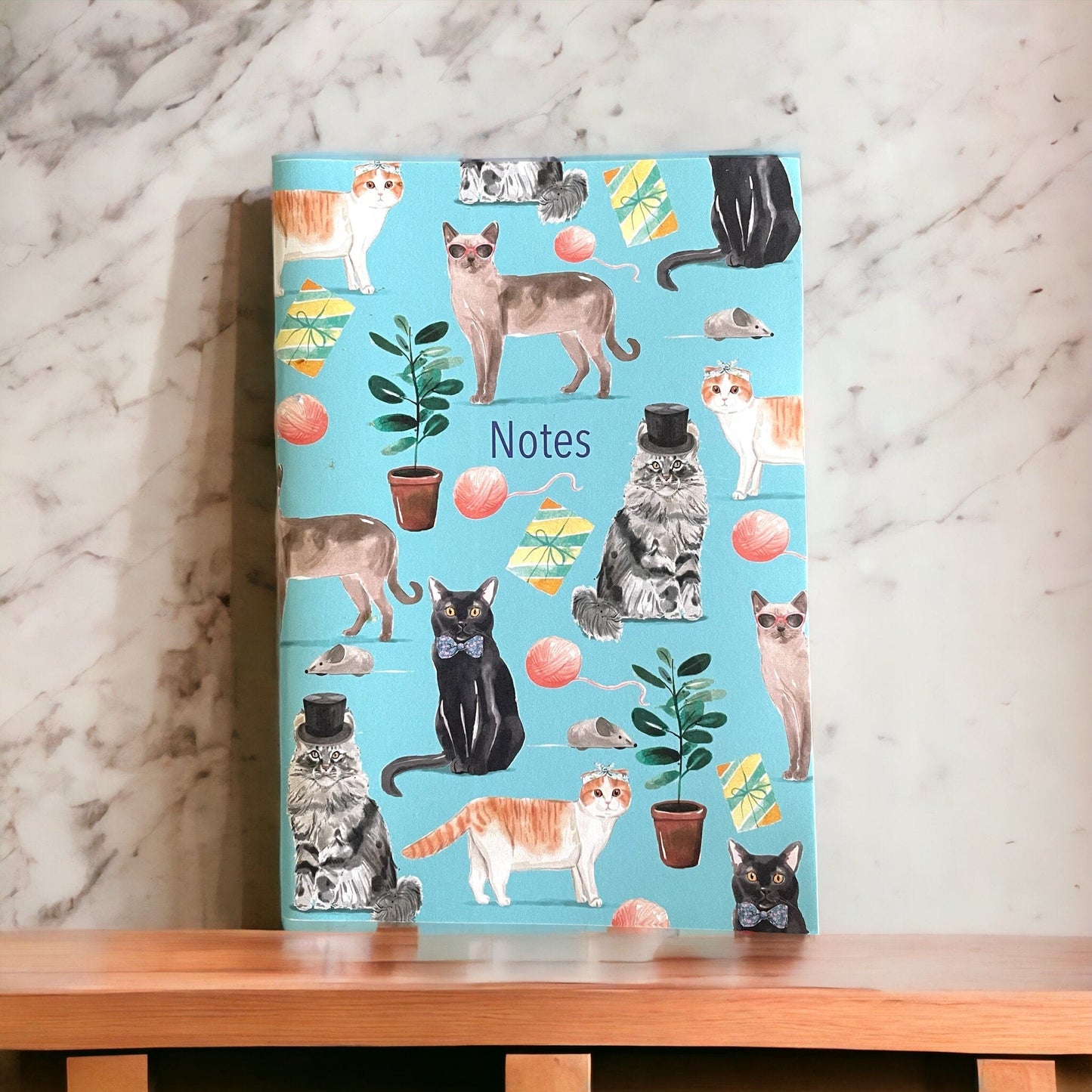 And Hope Designs Notebook Cool cats A5 lined notebook