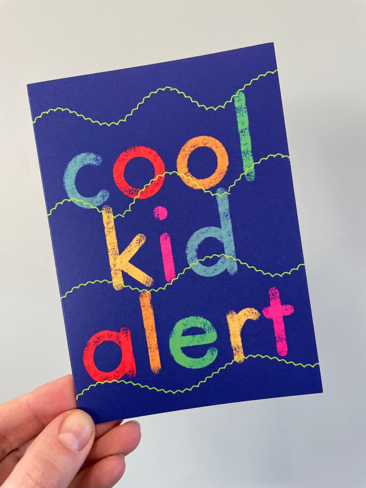 And Hope Designs Cards Cool Kid Alert bright card