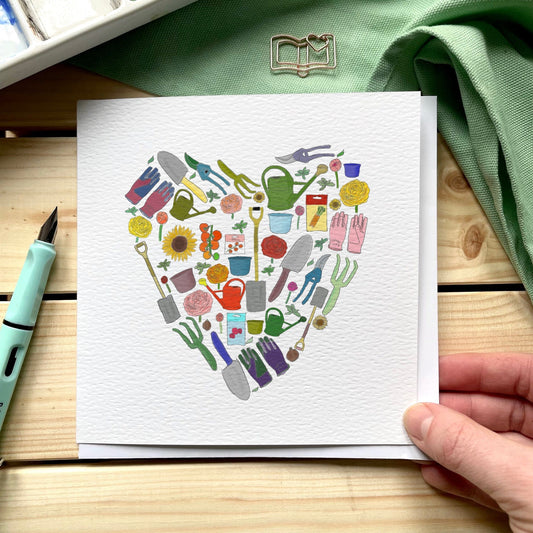 And Hope Designs Cards Gardening Heart Card