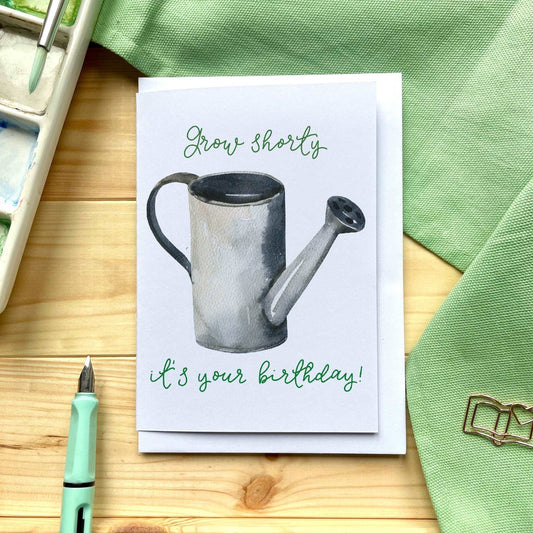 Grow shorty, it’s your birthday card Cards And Hope Designs   