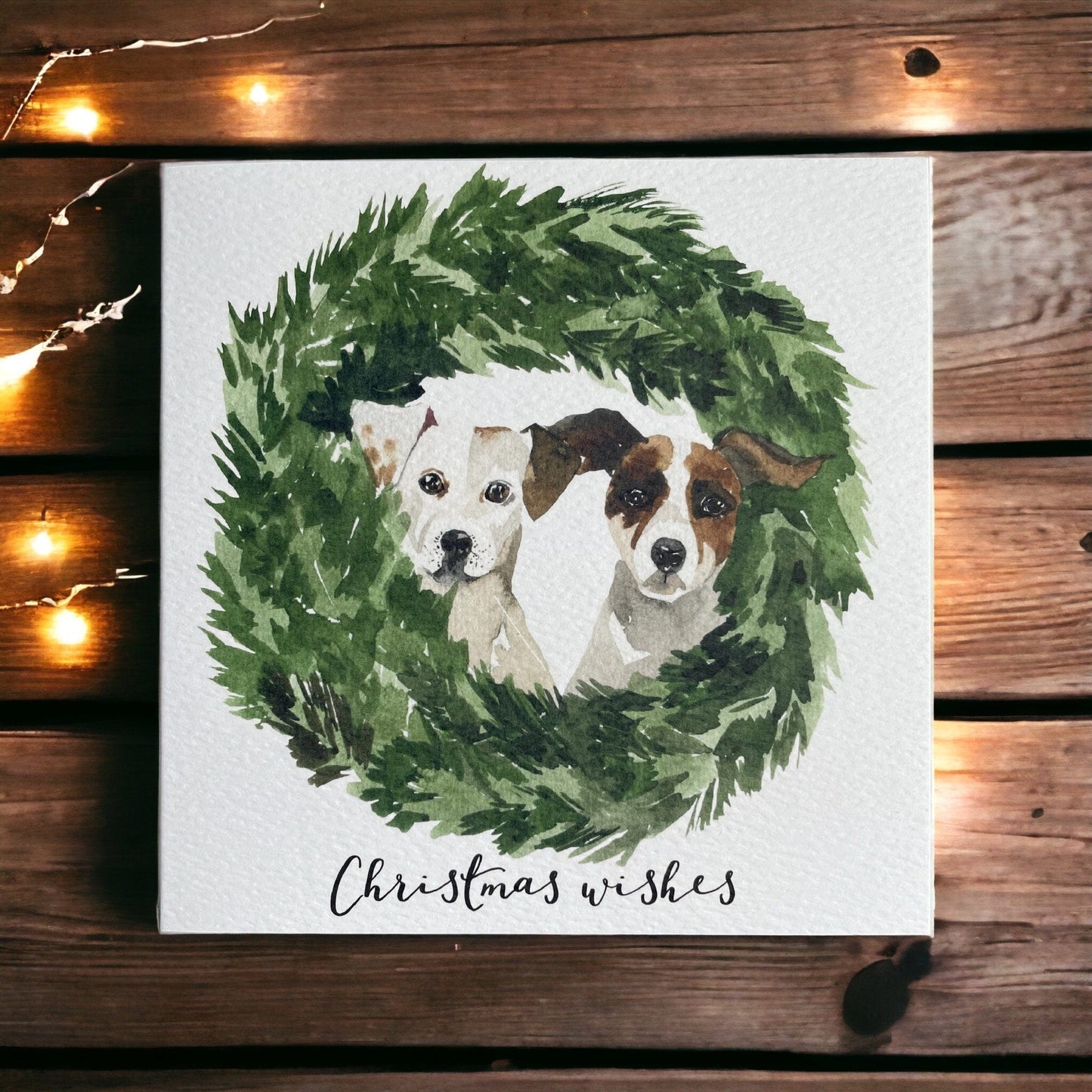 And Hope Designs Cards Happy Christmas card from the dogs