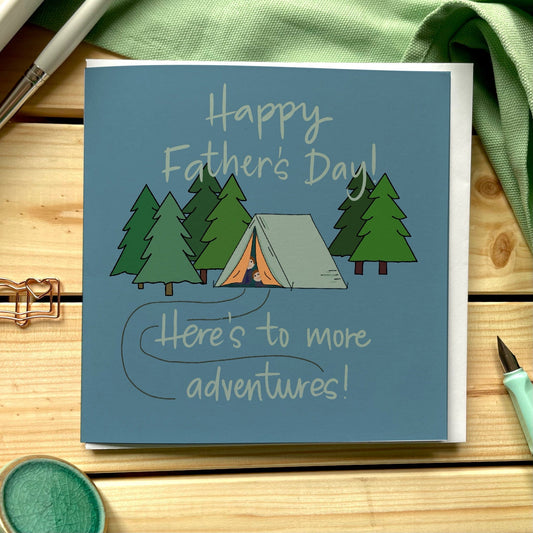 And Hope Designs Greeting & Note Cards Here’s to more adventures Father’s Day card