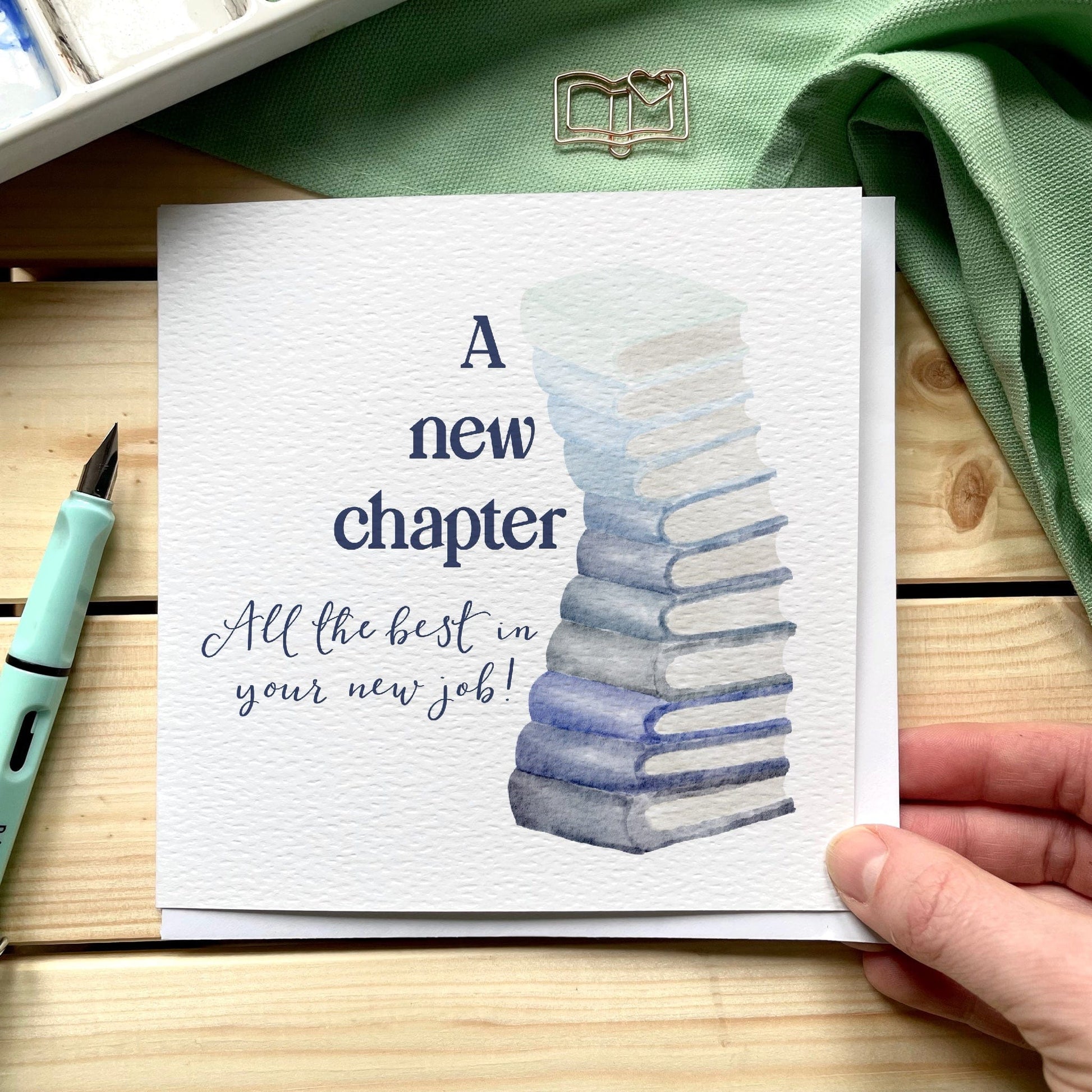 And Hope Designs Cards New job card - a new chapter