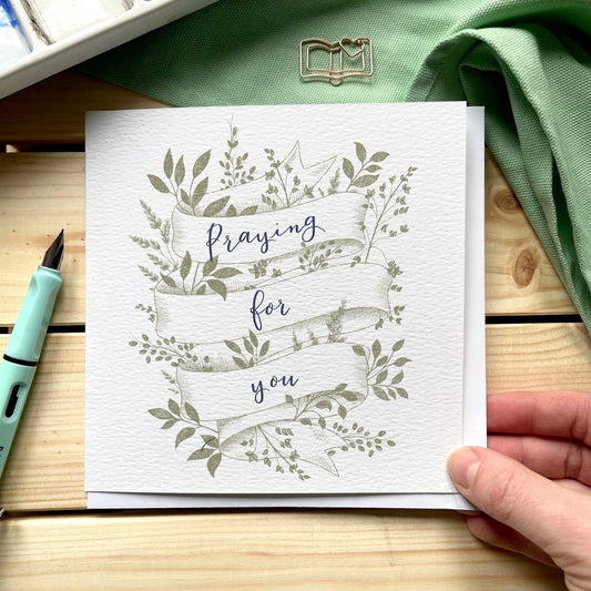Praying for you floral card Greeting & Note Cards And Hope Designs   