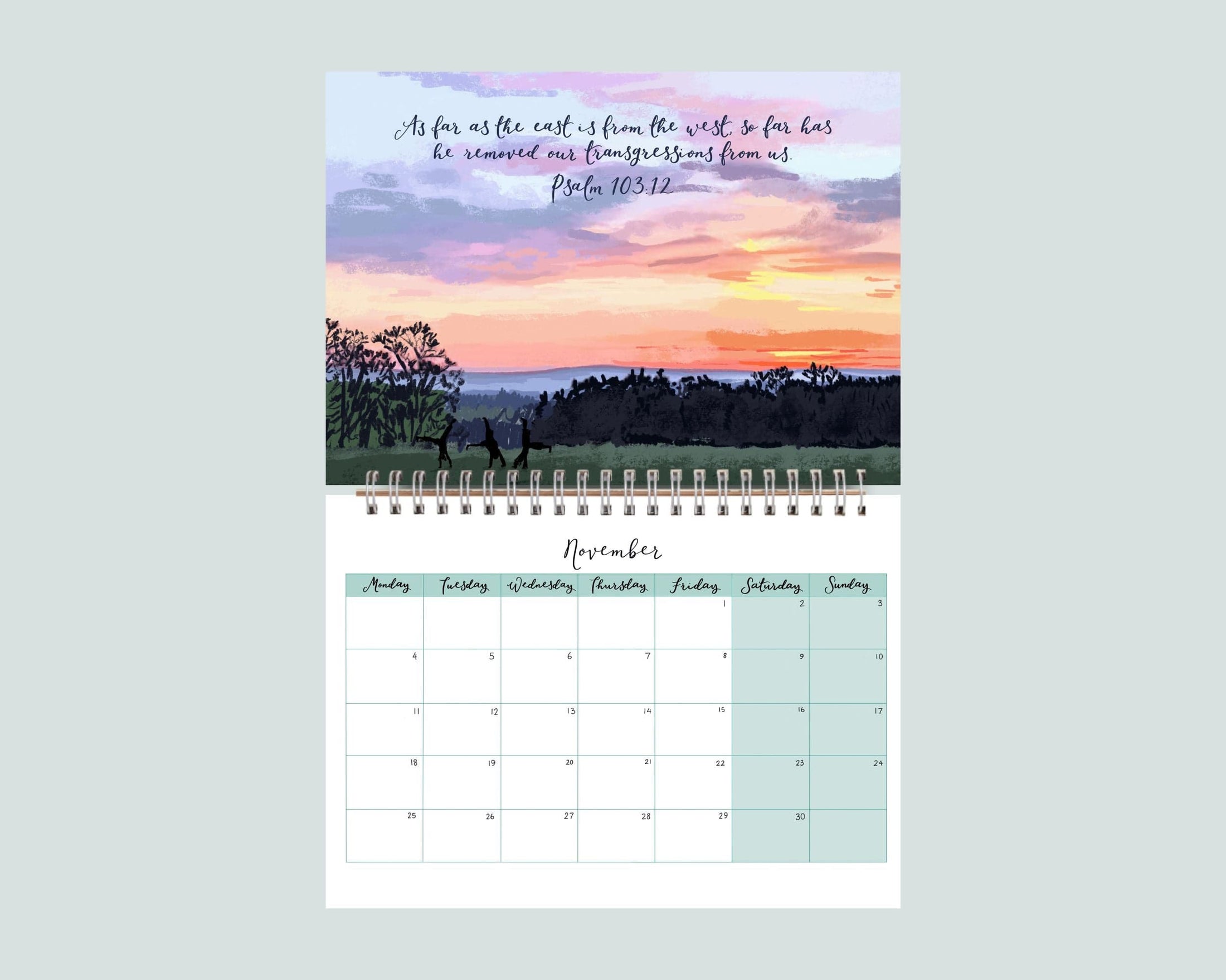 2025 Christian calendar And Hope Designs