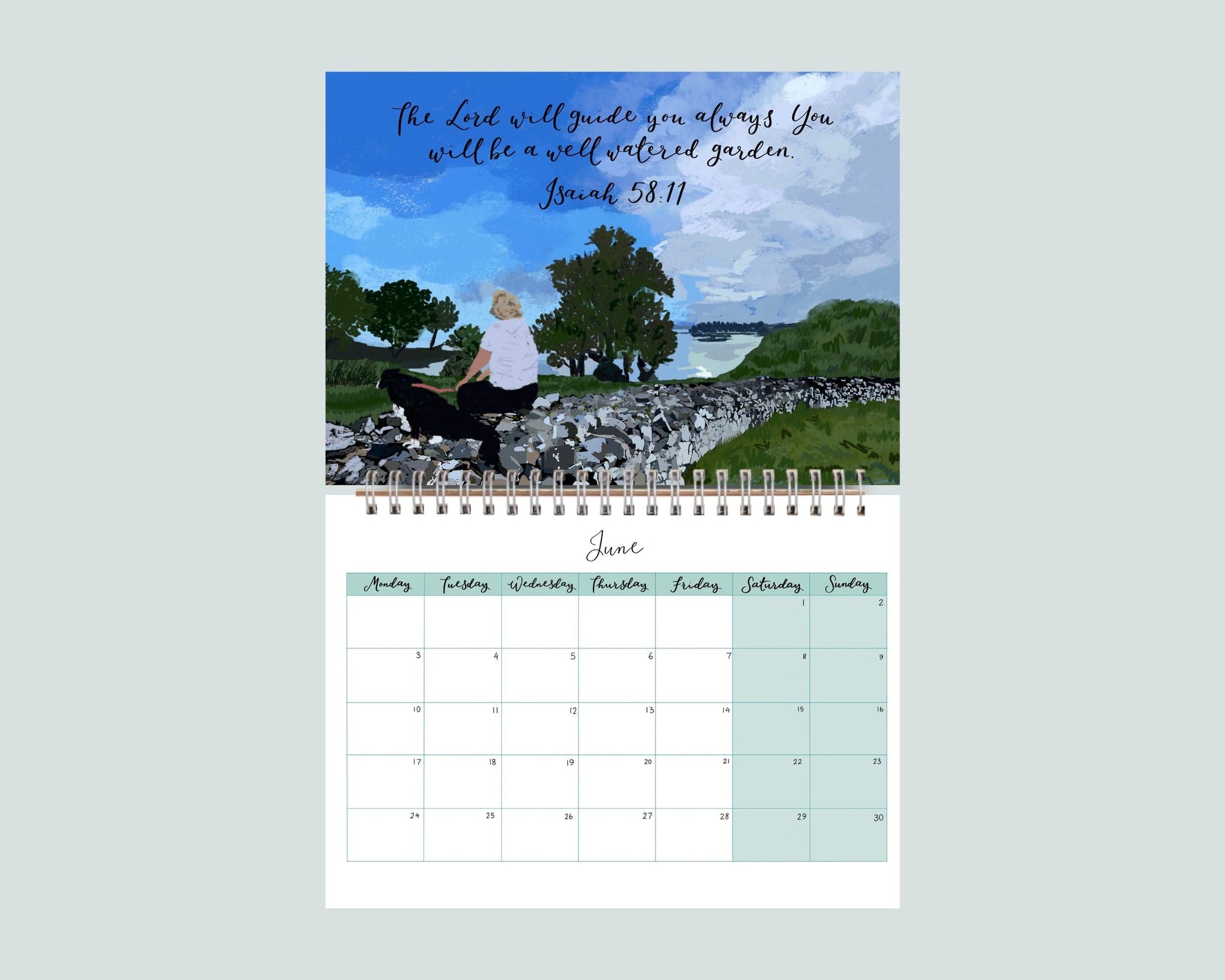 2025 Christian calendar And Hope Designs