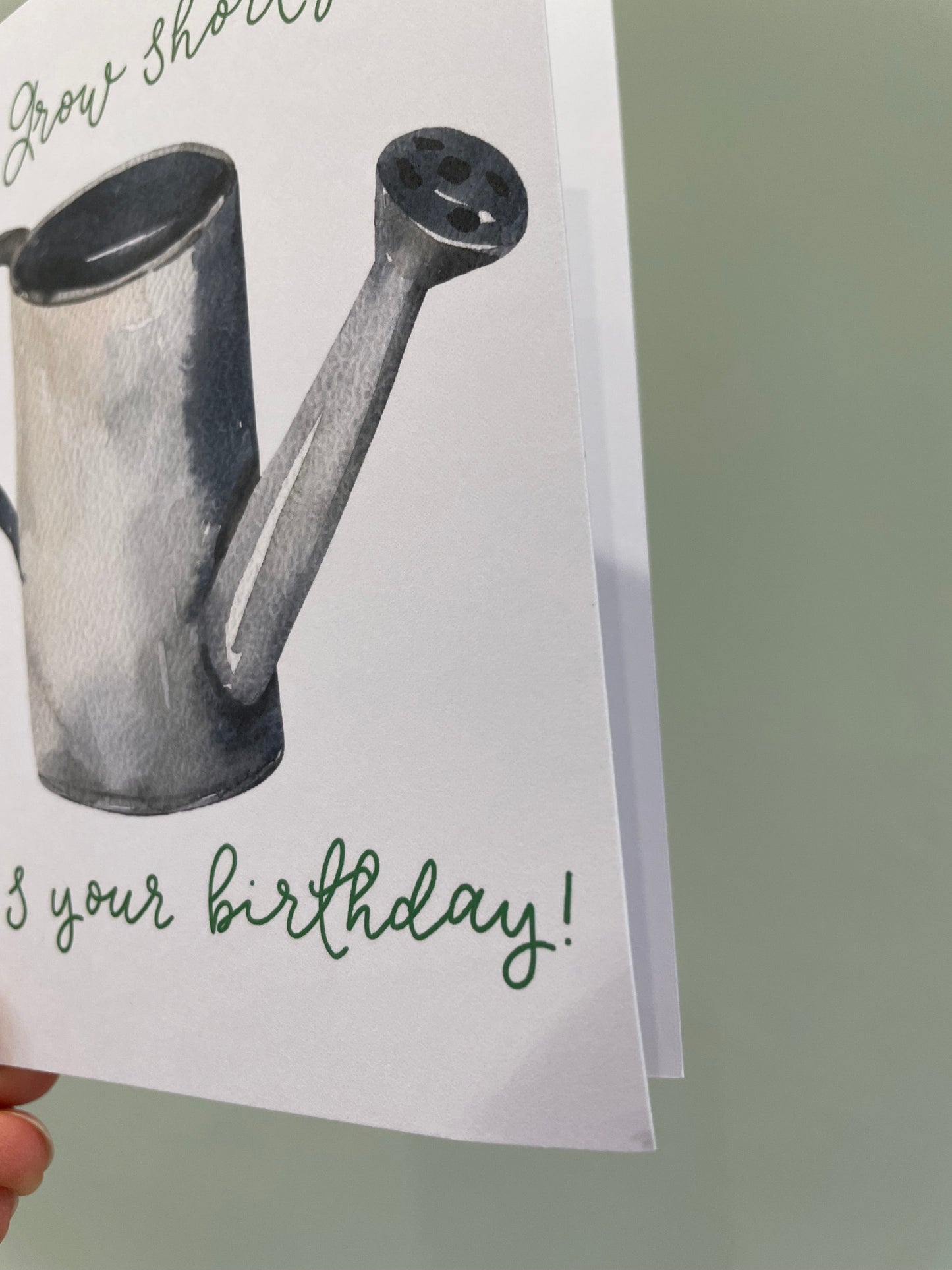And Hope Designs SECONDS - gardening birthday card