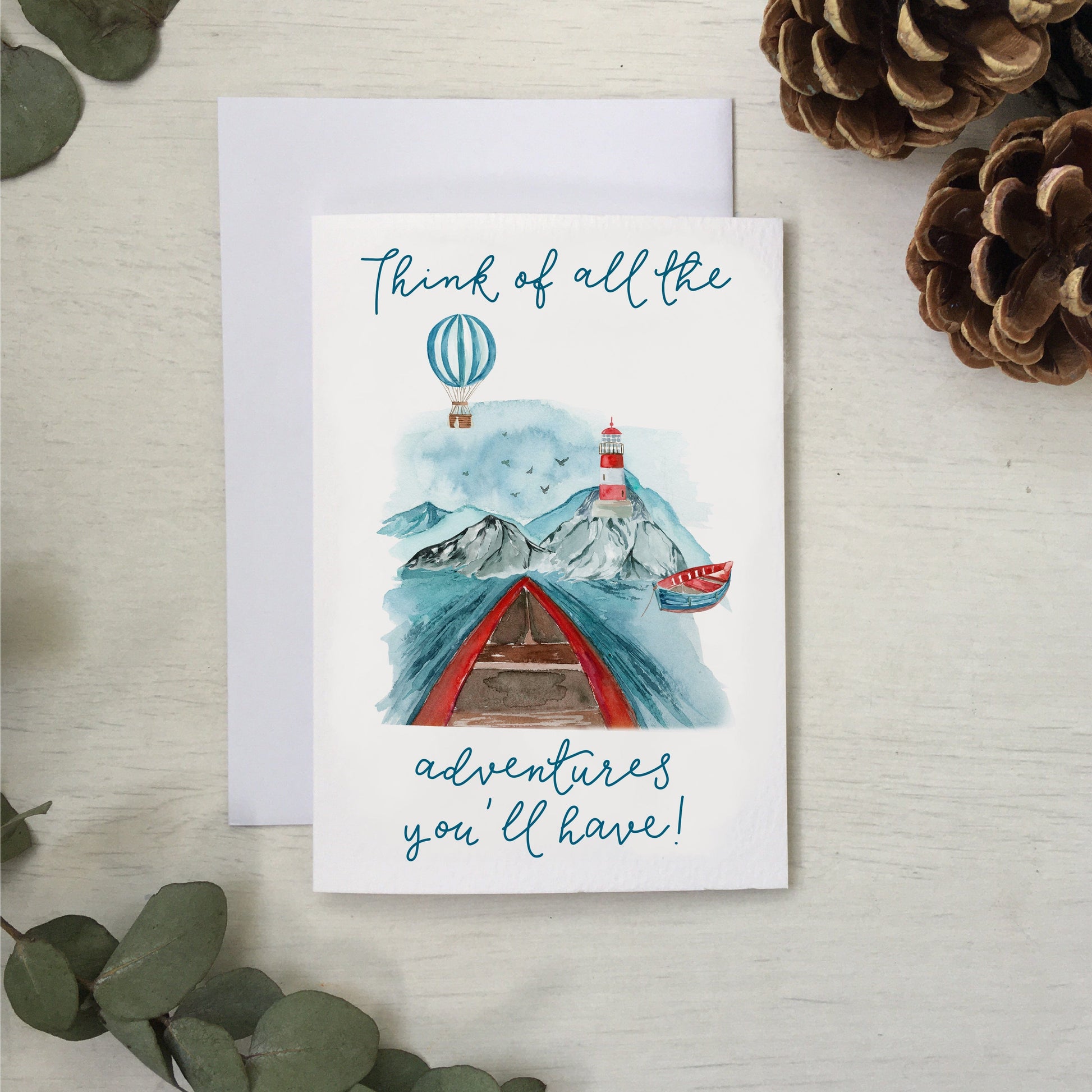 And Hope Designs Think of all the adventures you’ll have water card