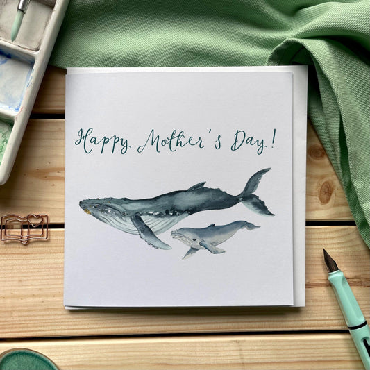 Whale Mother’s Day card Cards And Hope Designs   