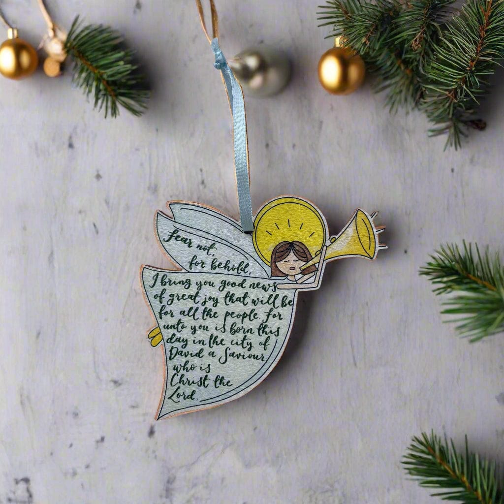 Angel Christian Christmas Decoration And Hope Designs Baubles