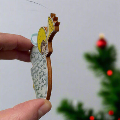 Angel Christian Christmas Decoration And Hope Designs Baubles