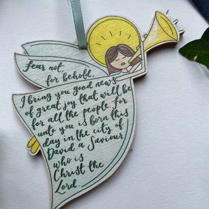 Angel Christian Christmas Decoration And Hope Designs Baubles