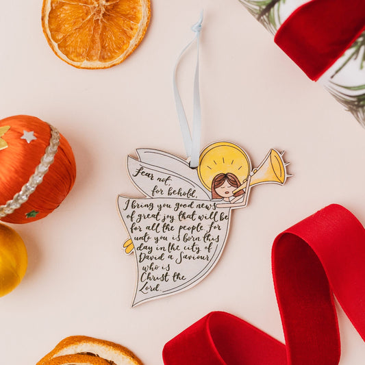 Angel Christian Christmas Decoration And Hope Designs Baubles