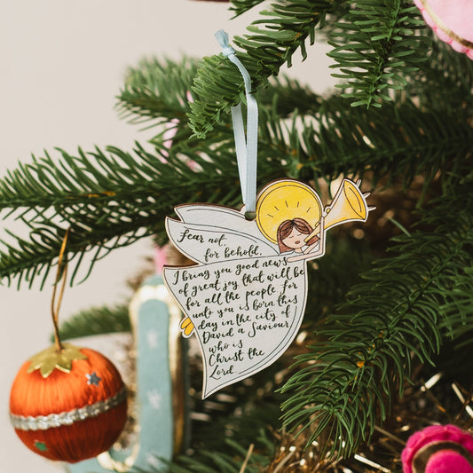 Angel Christian Christmas Decoration And Hope Designs Baubles