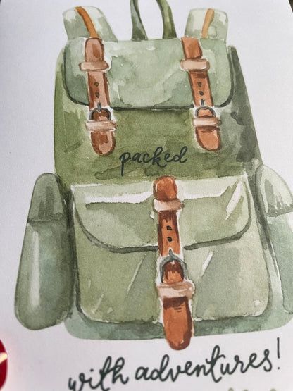 Another year packed with adventures birthday card And Hope Designs Cards