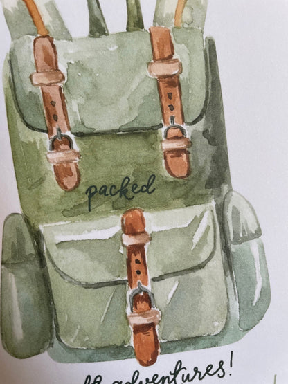 Another year packed with adventures birthday card And Hope Designs Cards