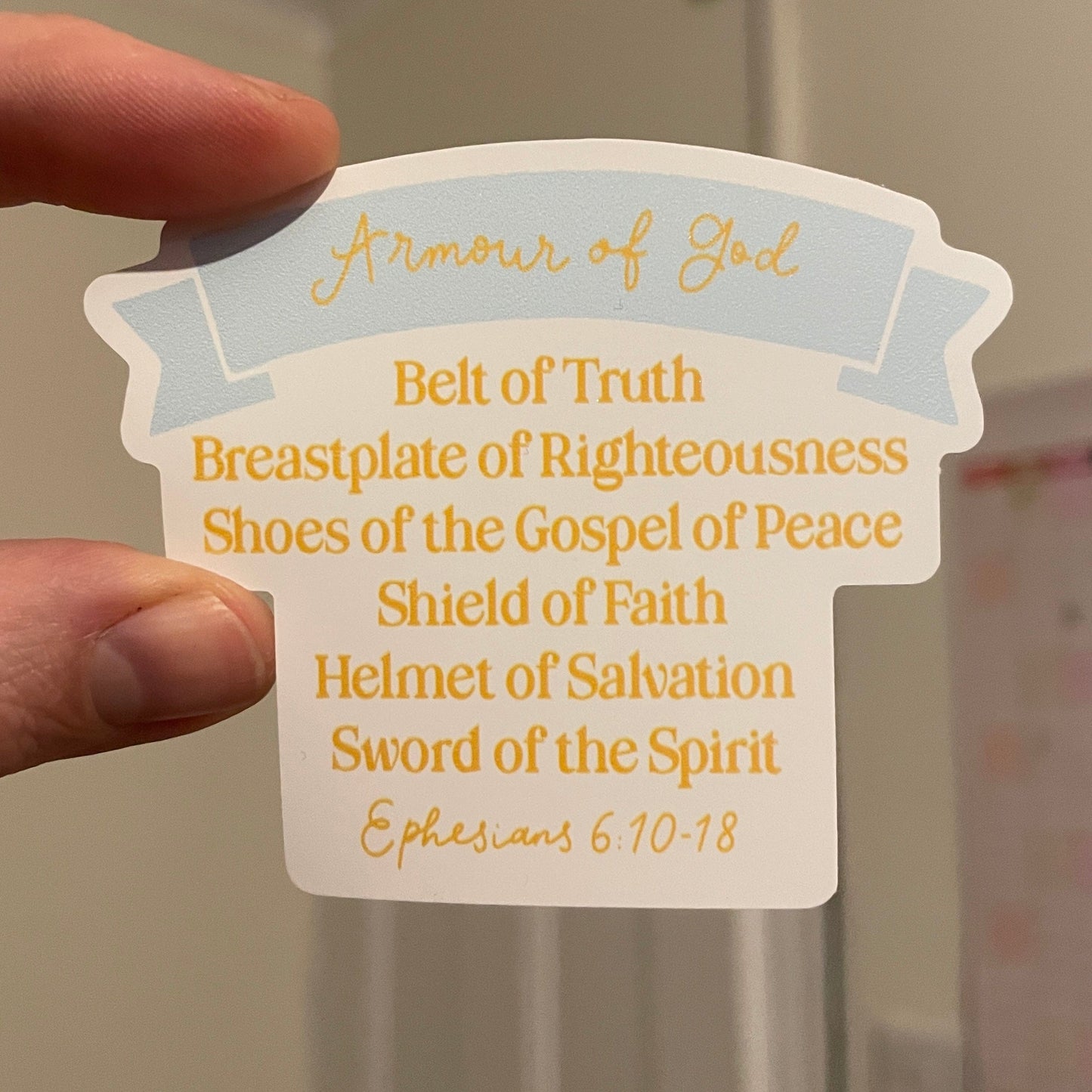 Armour of God Vinyl Sticker And Hope Designs stickers