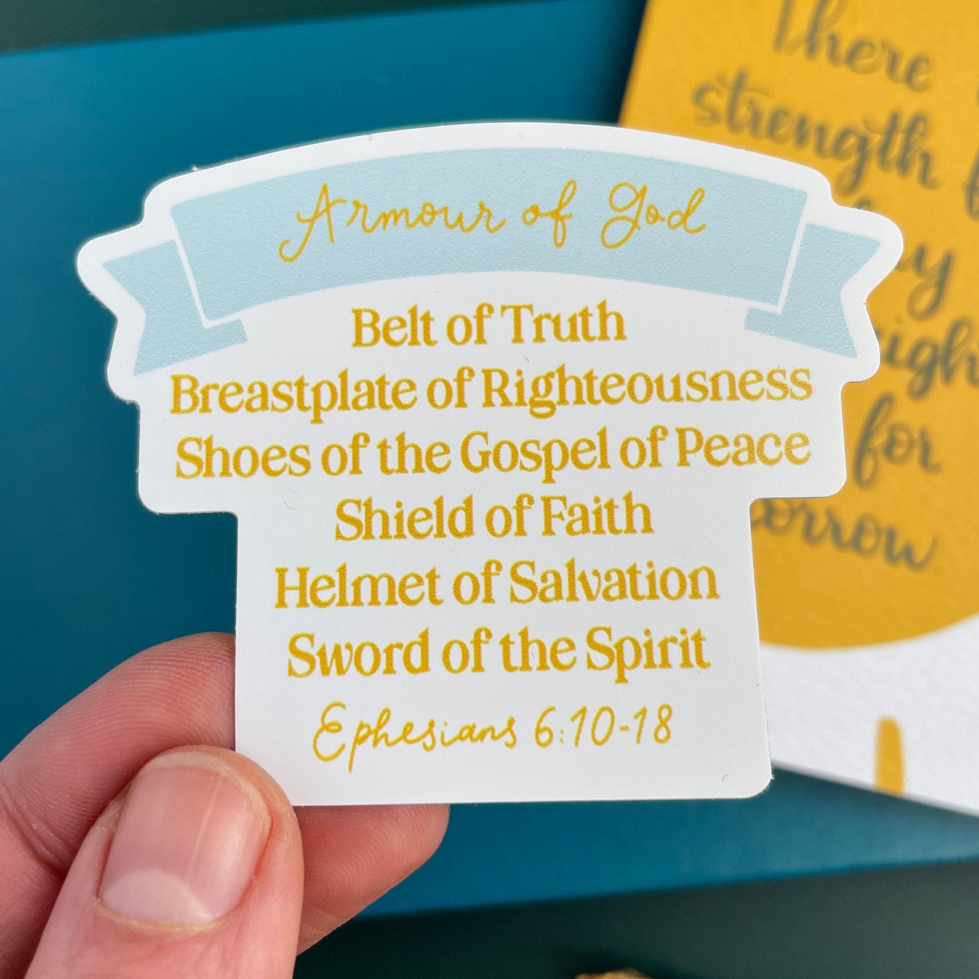 Armour of God Vinyl Sticker And Hope Designs stickers