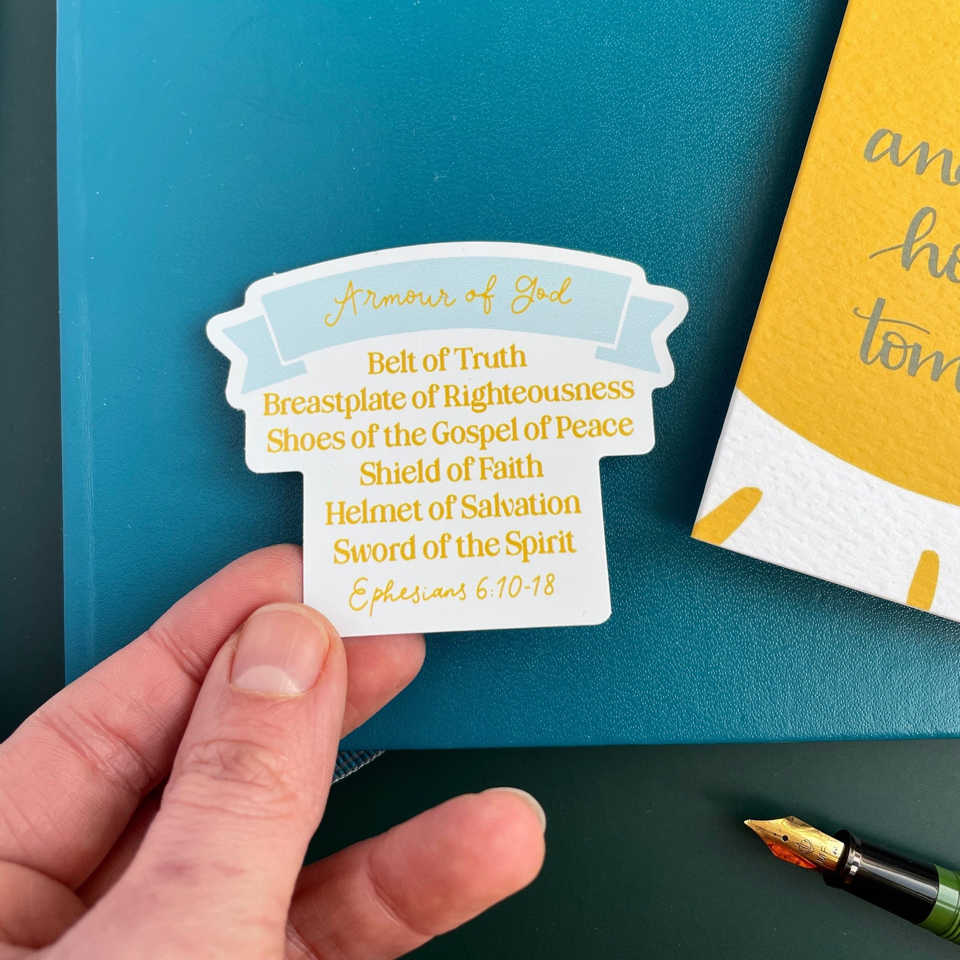 Armour of God Vinyl Sticker And Hope Designs stickers