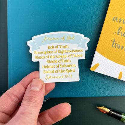 Armour of God Vinyl Sticker And Hope Designs stickers