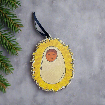Baby Jesus Christian Christmas Decoration And Hope Designs Baubles