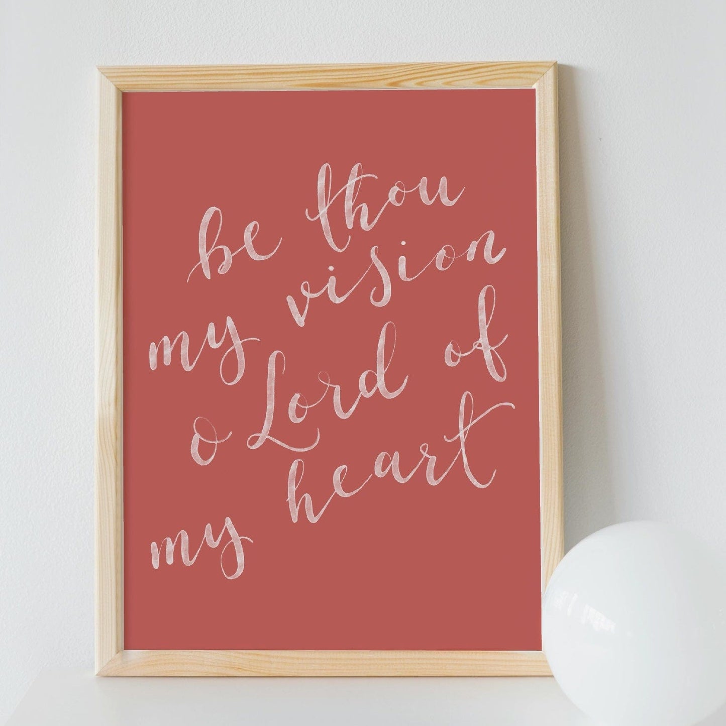Be Thou My Vision Christian Print And Hope Designs