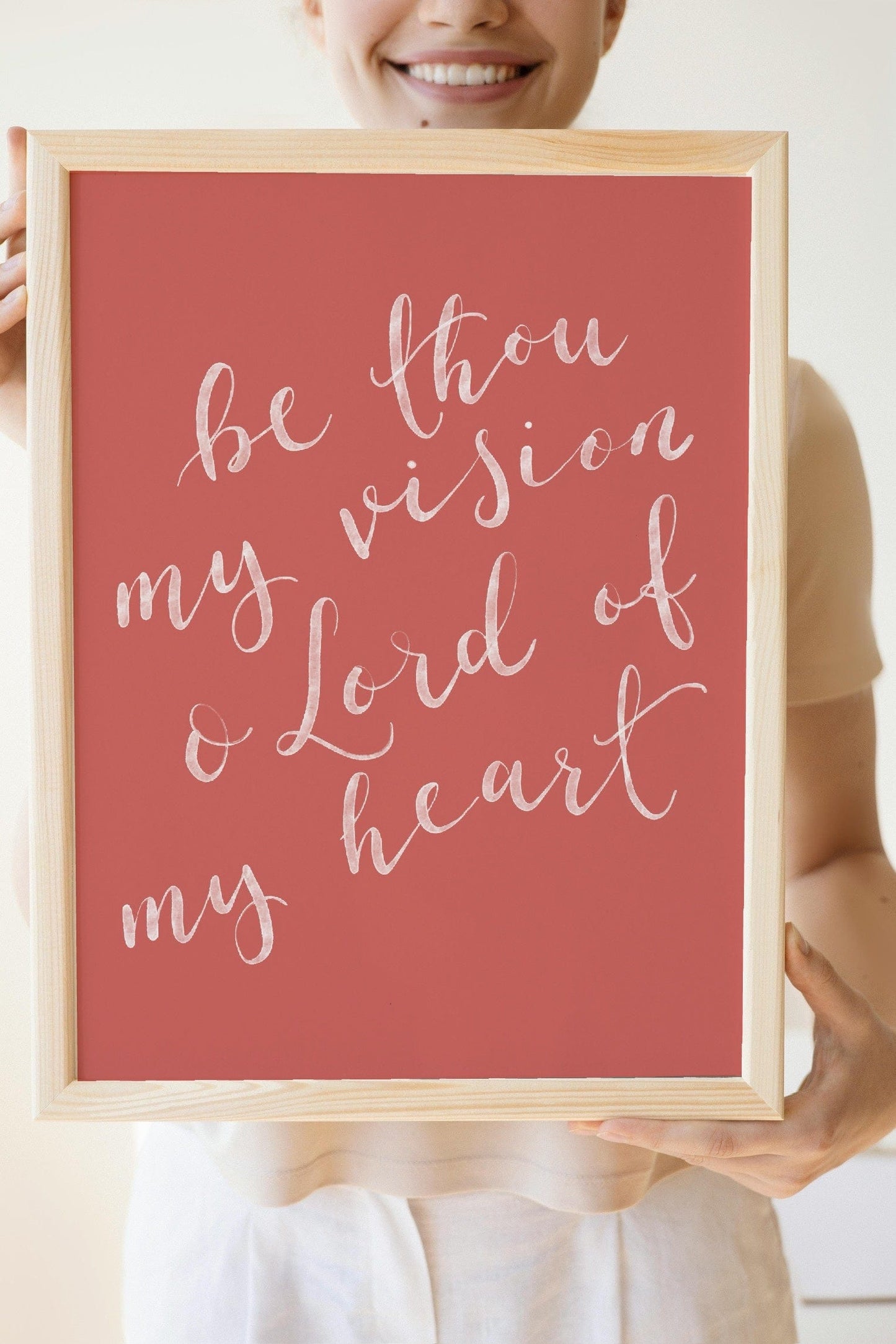Be Thou My Vision Christian Print And Hope Designs